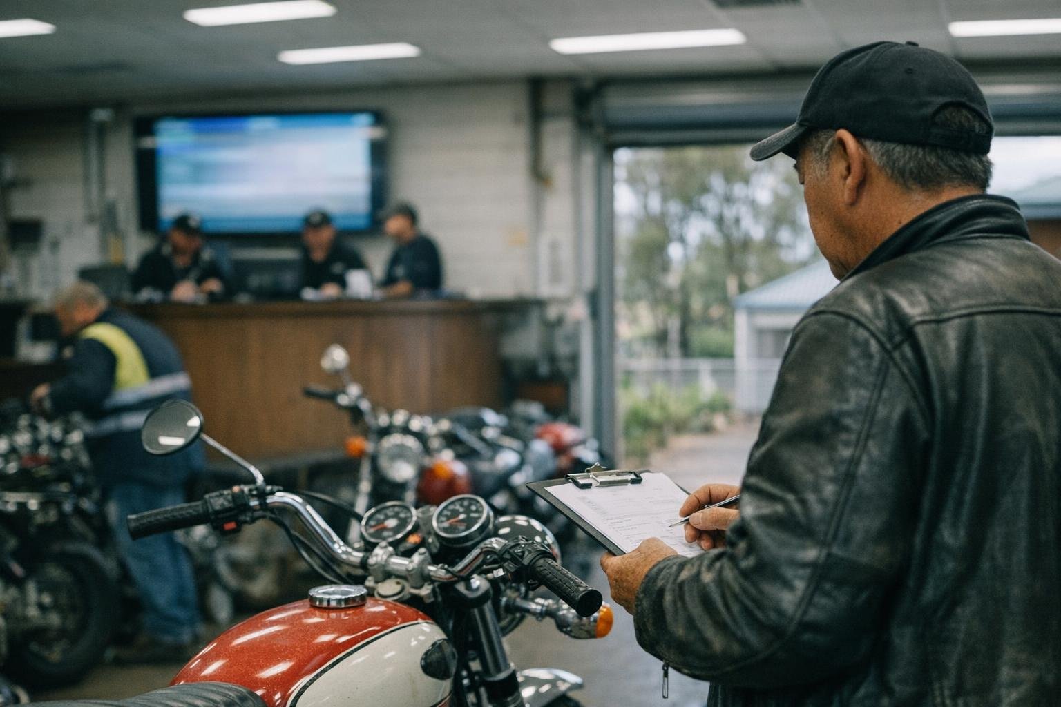 How Documentation Services applies to Motorcycle Auctions services in Australia, Australia — practical illustration