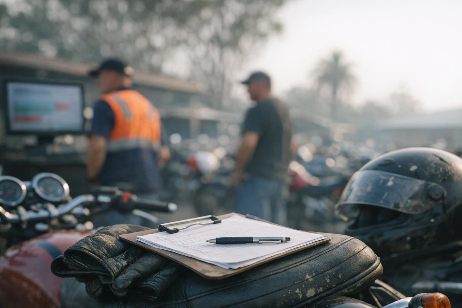 Engine Number Verification in Motorcycle Auctions: Engine Number Verification is the process of confirming that a motorcycle's engine — visual guide