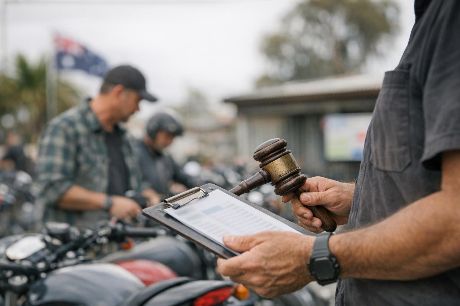 Frame Number Check in Motorcycle Auctions: Frame Number Check is a verification process that confirms a motorcycle's frame — visual guide