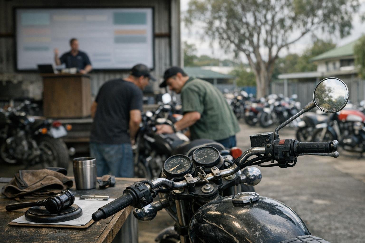 How Repossessed Motorcycle applies to Motorcycle Auctions services in Australia, Australia — practical illustration