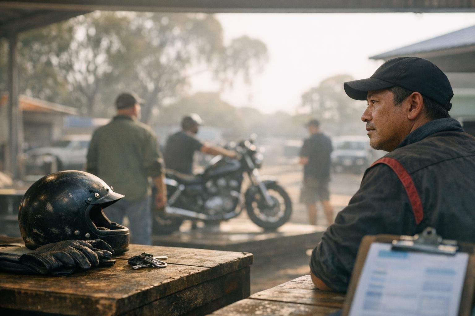 How Salvage Motorcycle applies to Motorcycle Auctions services in Australia, Australia — practical illustration