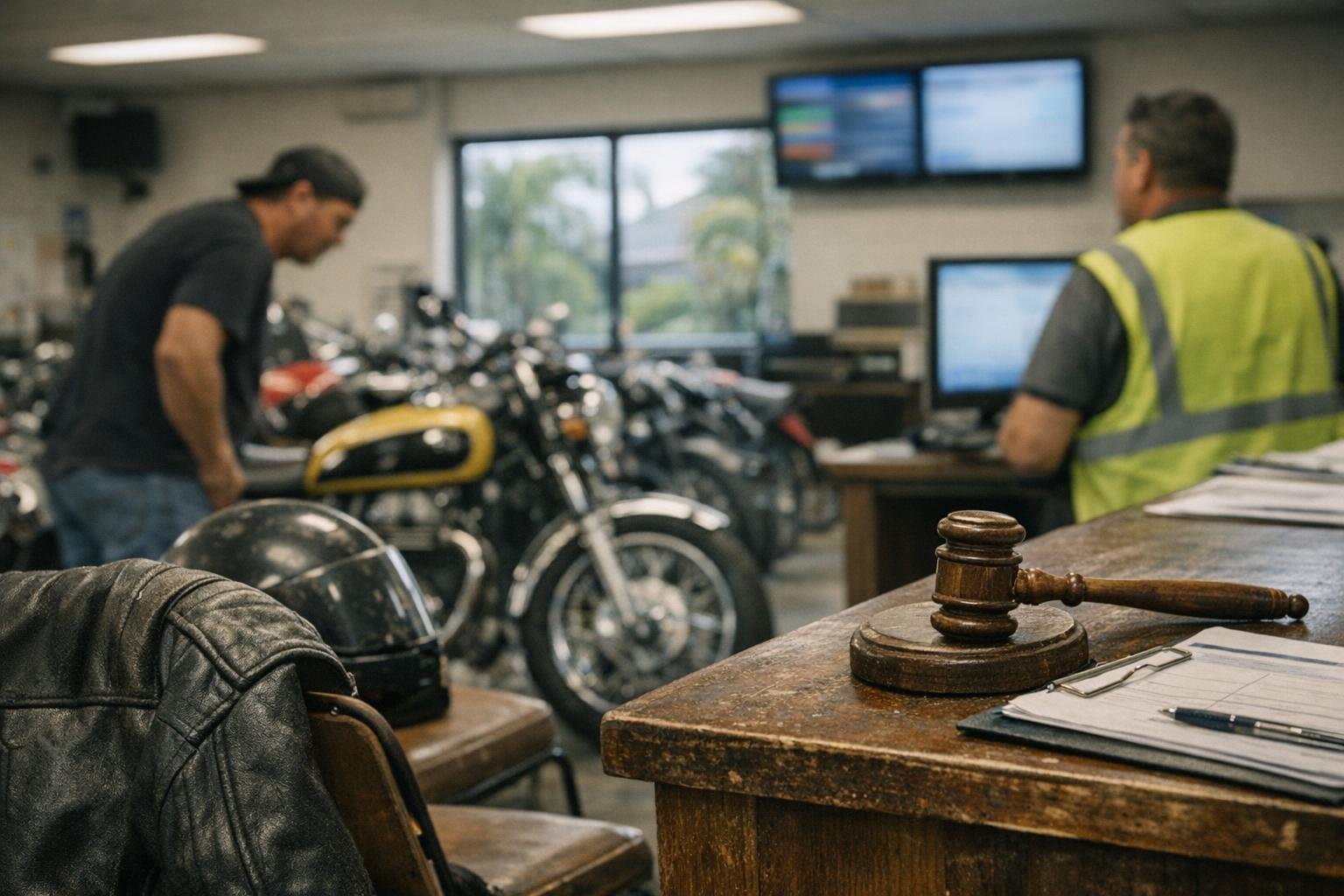 Trade-In Auction in Motorcycle Auctions: Trade-In Auction is a sale process where motorcycle owners exchange their current — visual guide